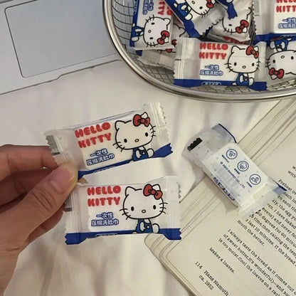 Mini hello kitty towels