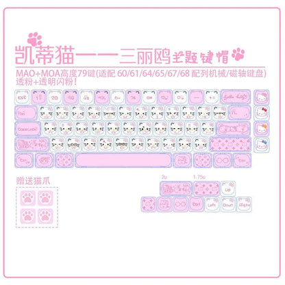 79-key Hello Kitty Keycap