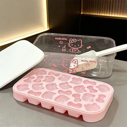 Hello Kitty Ice Cube Tray & Storage Box