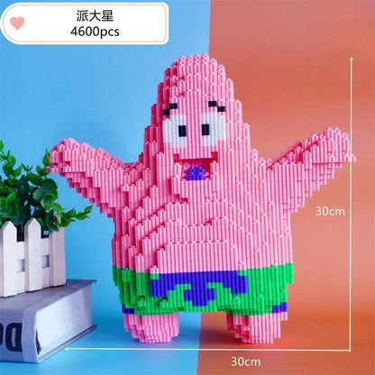 Hello Kitty Three-dimensional Small Particle Assembled Building Blocks for Children's Puzzle Gift Decompression Toy