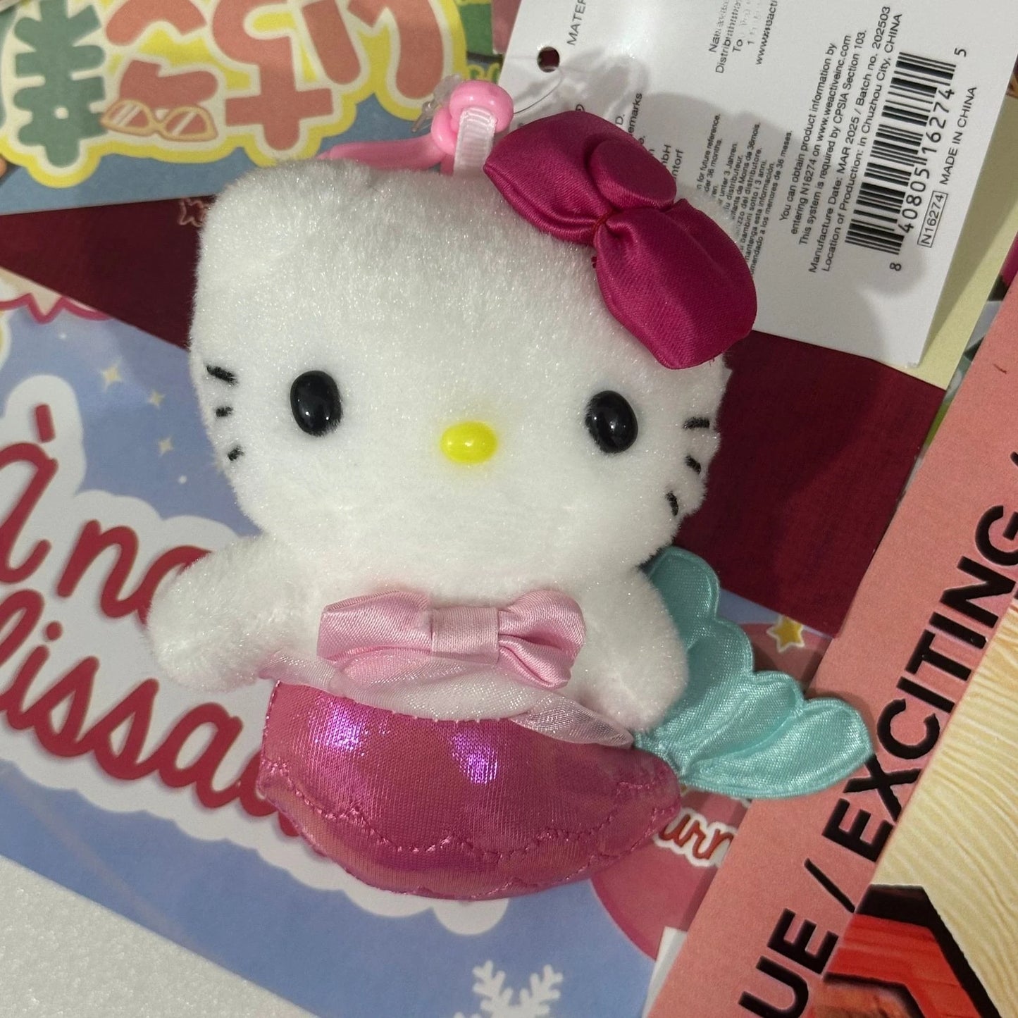 Hello Kitty Plush Keychain