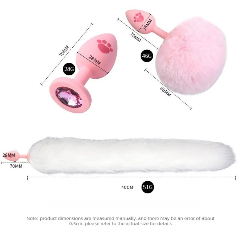 Cat Paw Tail Plug