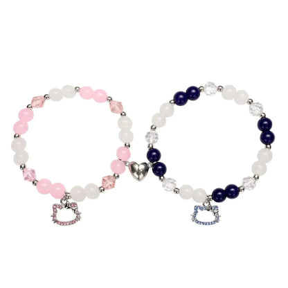 Spider & Kitty Magnetic Couple Bracelets