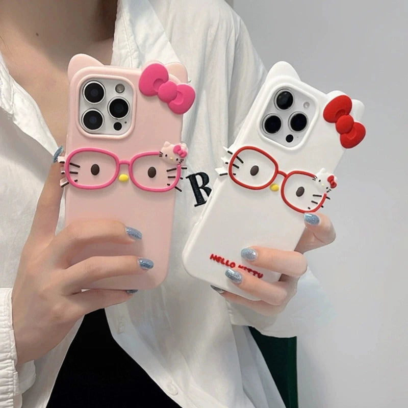 Hello Kitty Glasses Phone Case