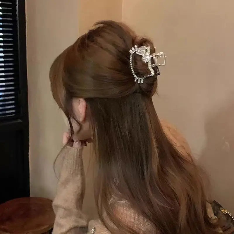 Hello Kitty Glitter Hair Clip