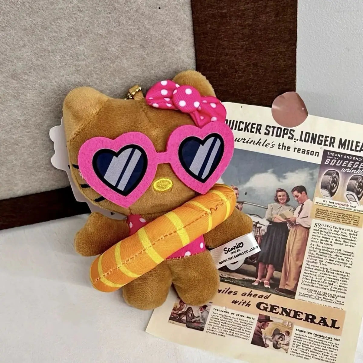 Hello Kitty Plush Keychain