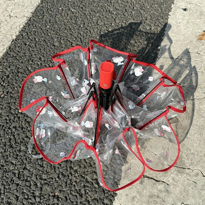 Hello Kitty Clear Umbrella