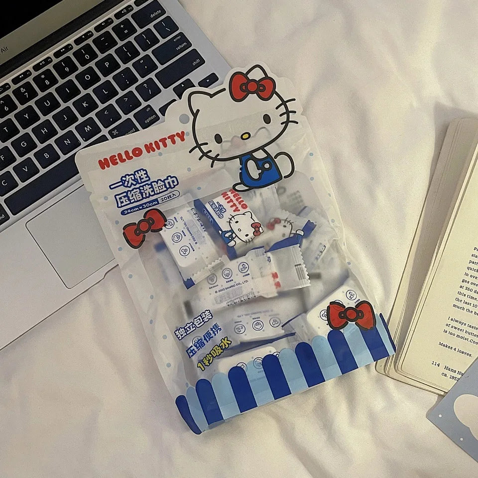 Mini hello kitty towels