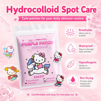 Waterproof hello kitty pimple patch