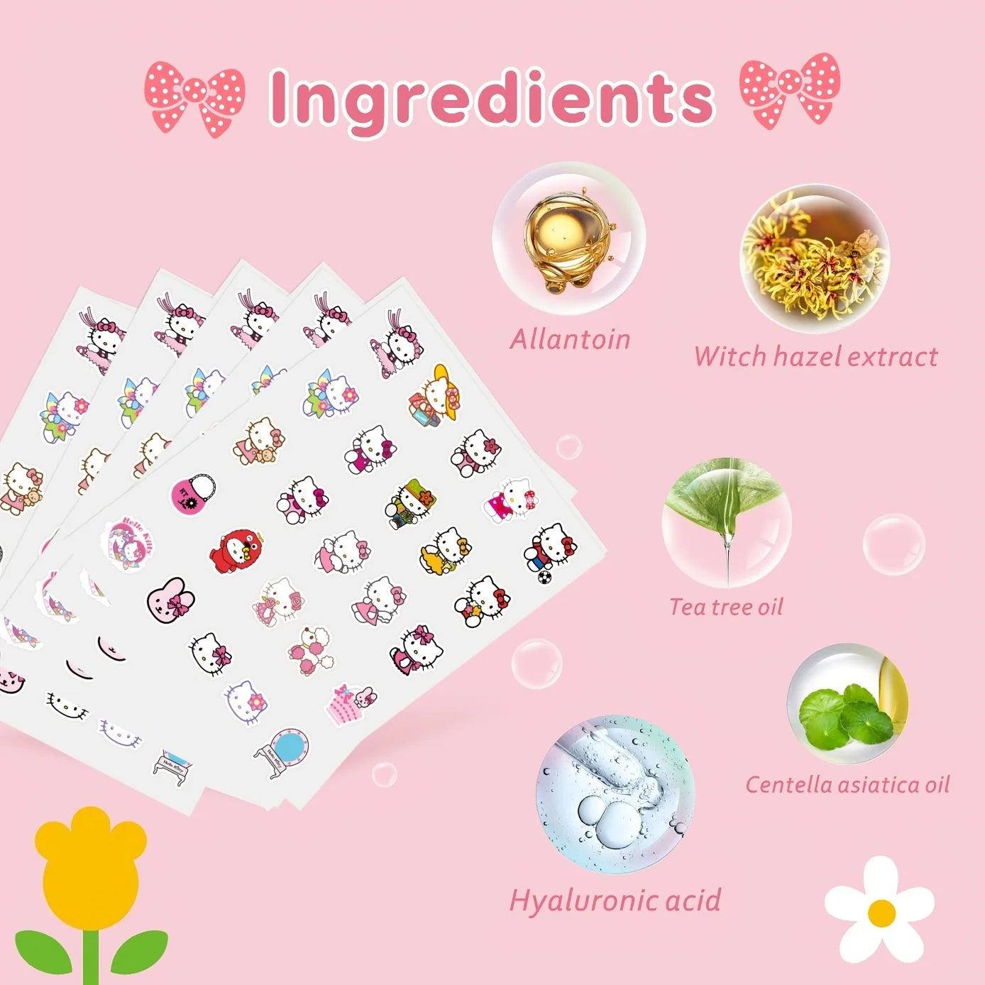 Hello Kitty pimple patch set