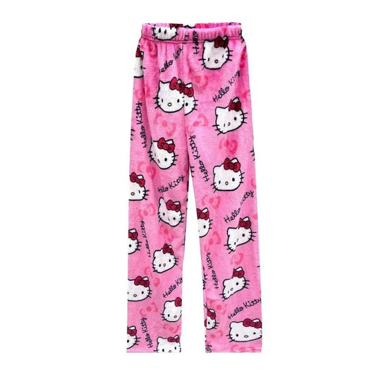 Hello Kitty Wide-Leg Fleece Pyjama Pants