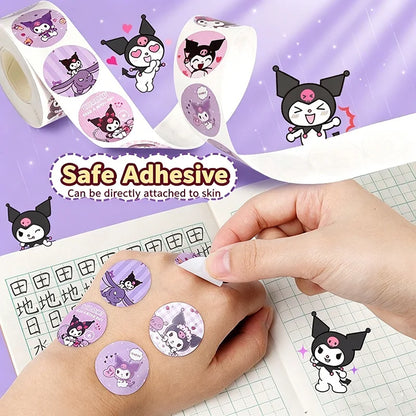Hello Kitty roll sticker kawaii cartoon decorative decal diy craft ornament for journal scrapbook luggage stationery daily