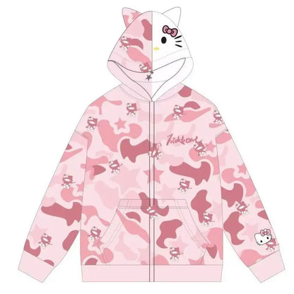 Hello Kitty Camo Zip up