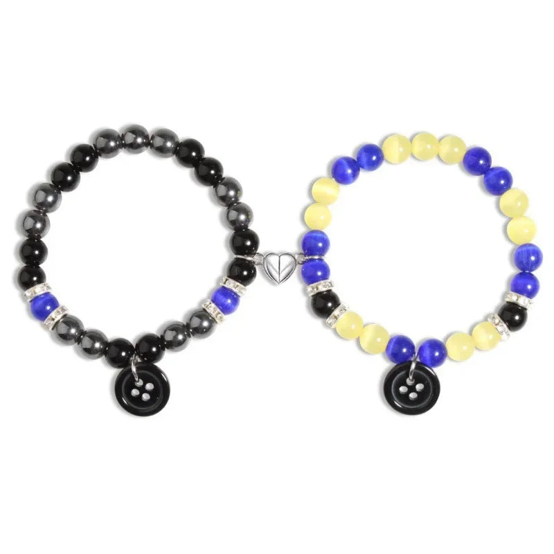 Spider & Kitty Magnetic Couple Bracelets