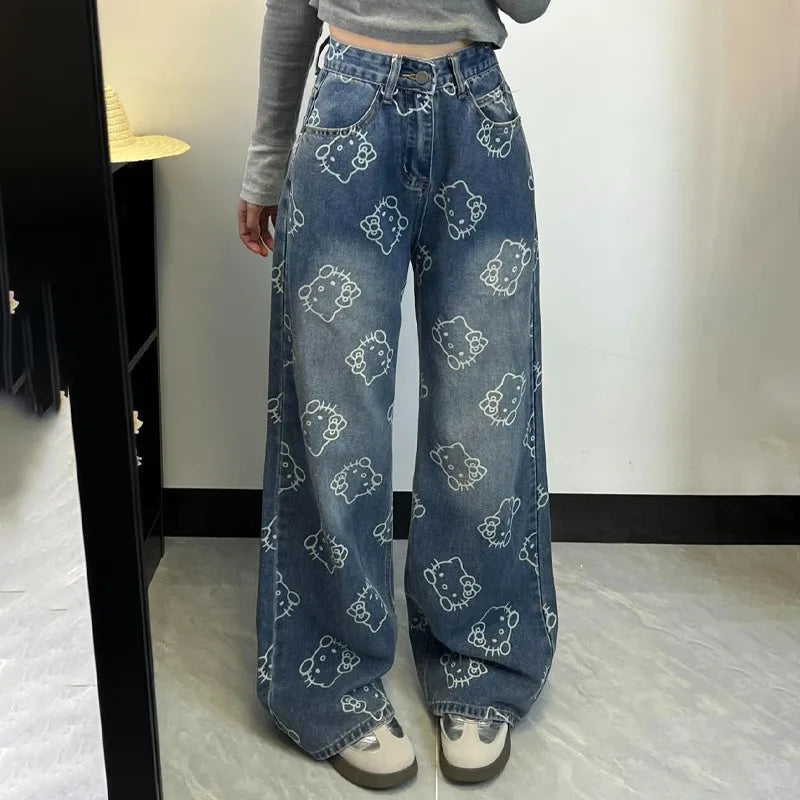 Hello Kitty Monogram Denim