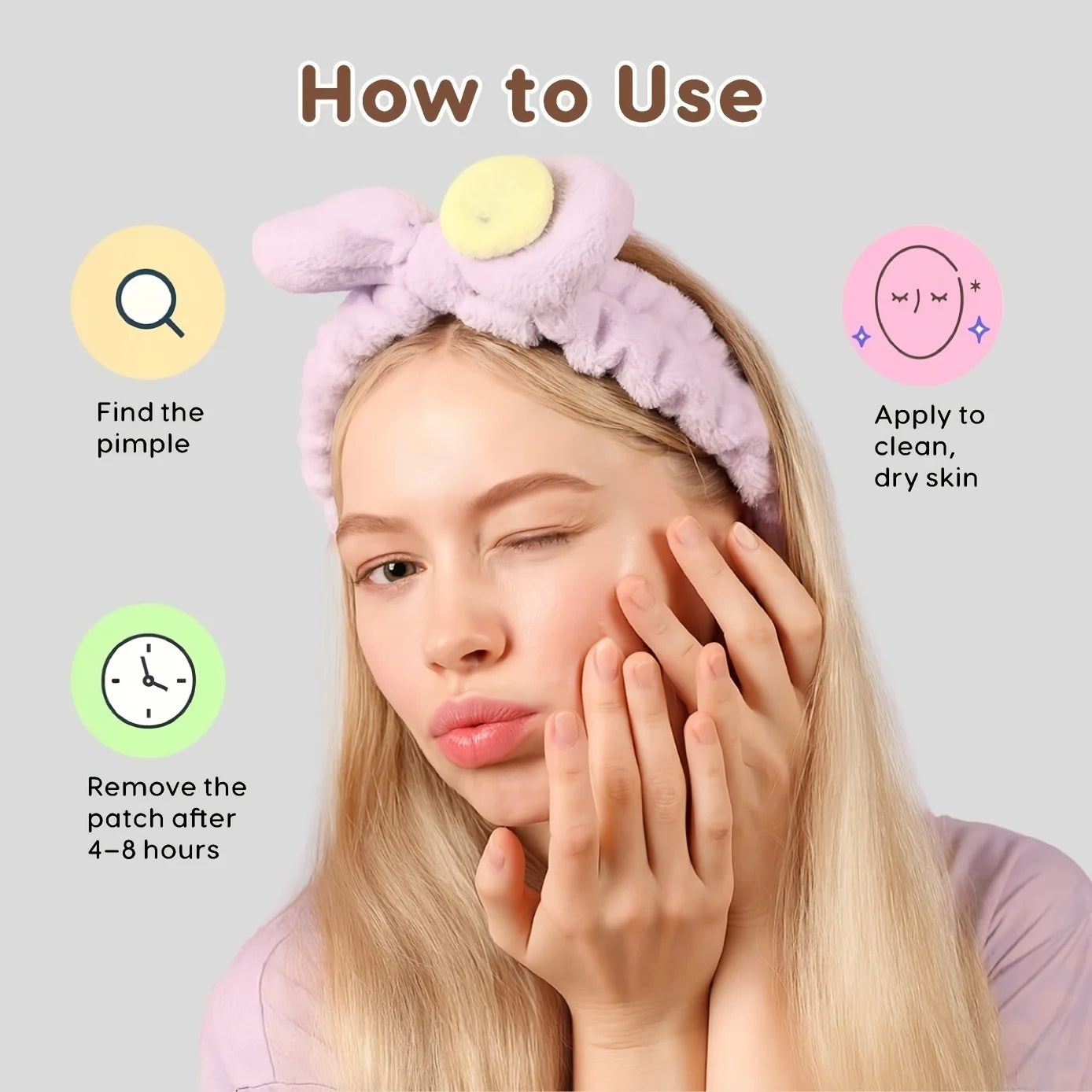 Hello Kitty pimple patch set