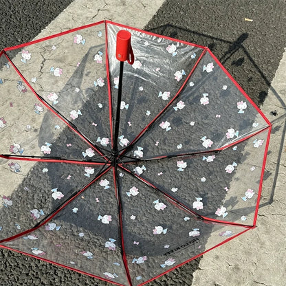 Hello Kitty Clear Umbrella