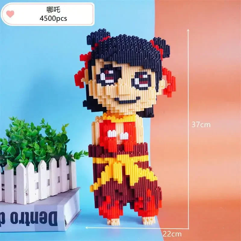 Hello Kitty Three-dimensional Small Particle Assembled Building Blocks for Children's Puzzle Gift Decompression Toy