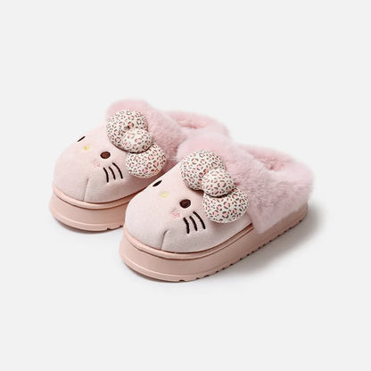 Hello Kitty Fluffy Slipper Boots