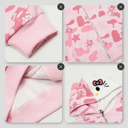 Hello Kitty Camo Zip up
